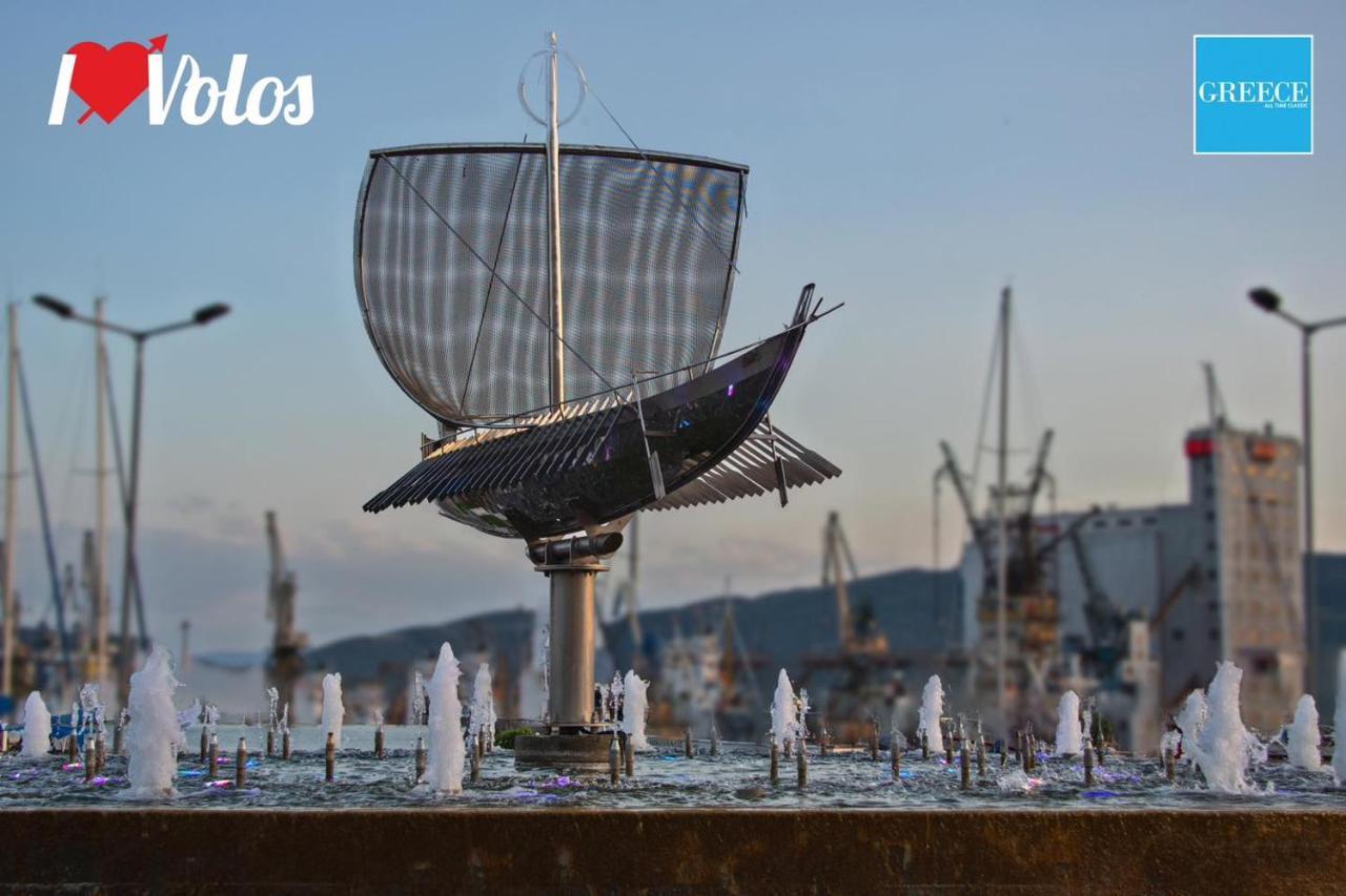 Στούντιο Στο Κέντρο Της Πόλης. Lägenhet Volos Exteriör bild